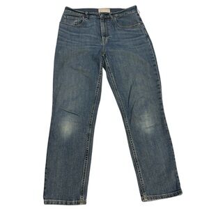 Everlane High Rise Straight Ankle Jeans Medium Blue Size‎ 28